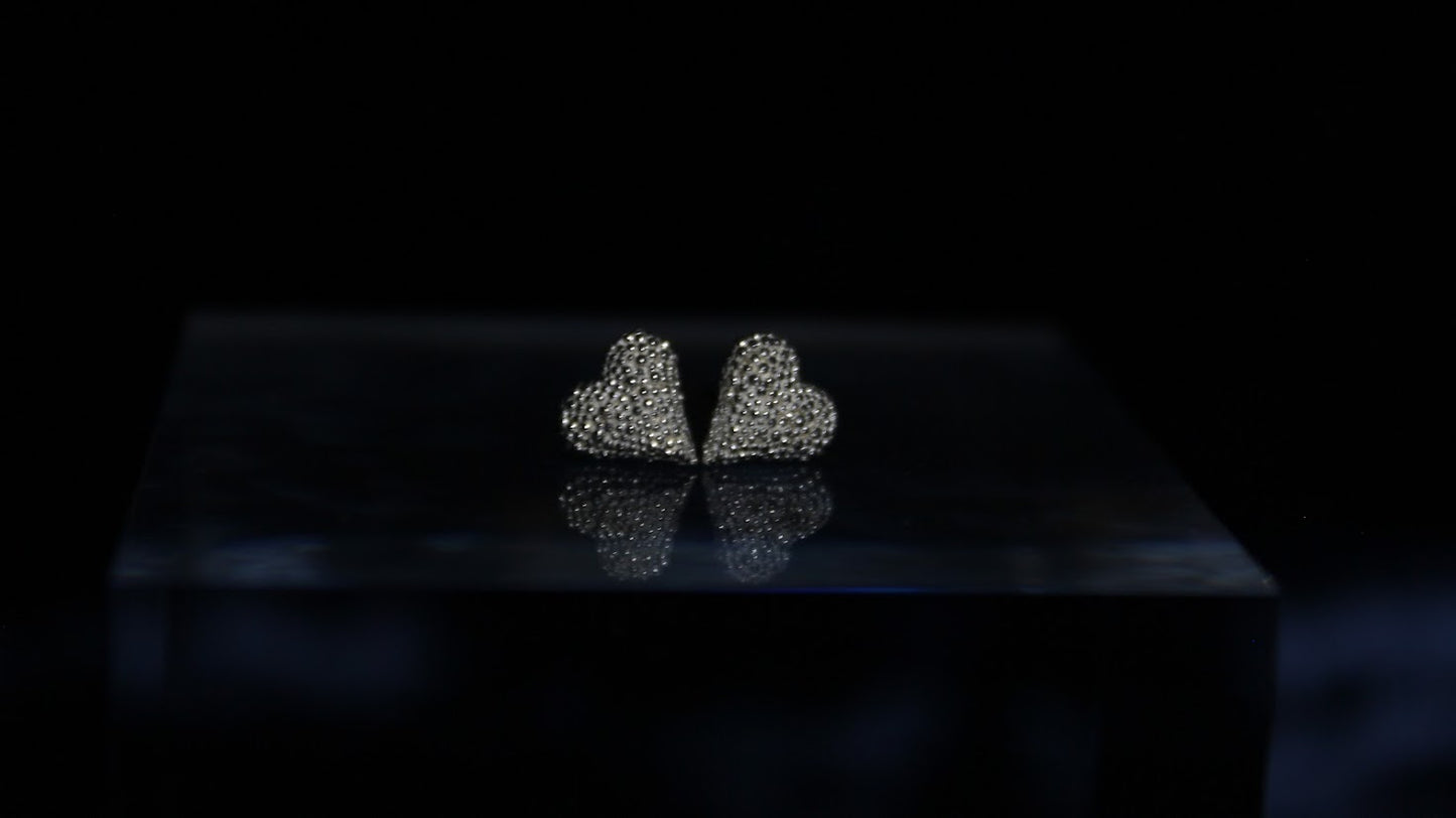 Eos stud heart Earrings